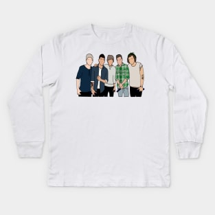 One Direction Awardshow design Kids Long Sleeve T-Shirt